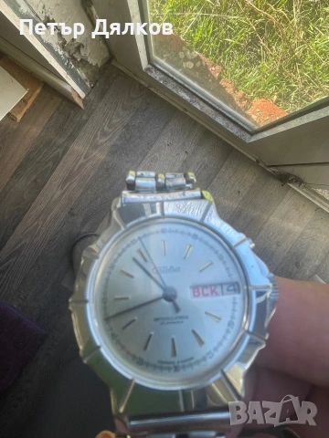 Продавам часовник Слава автомат, снимка 6 - Мъжки - 32759480