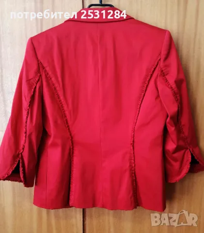 Червено сако , спортно-елегантно сако Betty Barclay, размер L, снимка 9 - Сака - 49846938