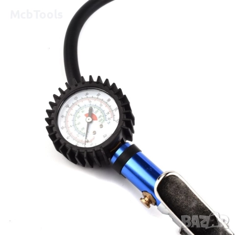 Пистолет с манометър за помпене на гуми – T678, снимка 3 - Други инструменти - 51915554