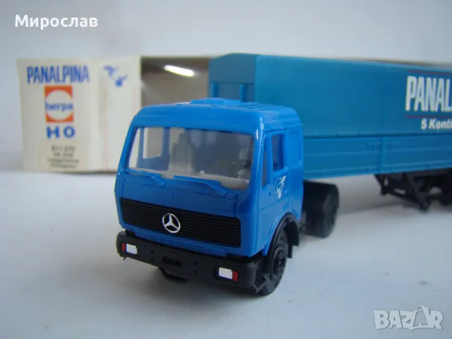 HERPA H0 1/87 MERCEDES КАМИОН МОДЕЛ ТИР ИГРАЧКА КОЛИЧКА, снимка 4 - Колекции - 48418371