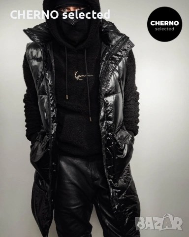 Дълго пухено яке / елек (2 в 1) YOUNG POETS SOCIETY Liom Long Hooded Puffer Jacket • Vest – L•M , снимка 9 - Якета - 53155901