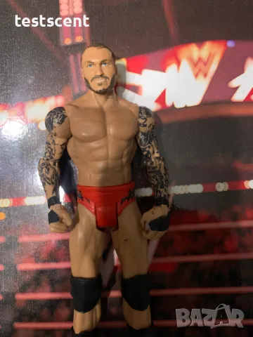 Екшън фигура WWE Randy Orton The Viper Ранди Ортън Mattel Basic Series играчка red tights, снимка 2 - Колекции - 48502896