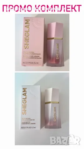 Гримове Sheglam - промо цена на руж и хайлайтър, снимка 1