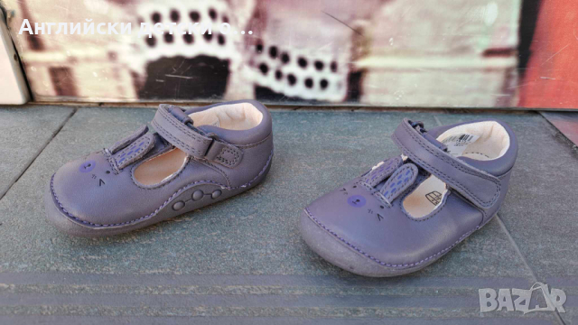 Английски детски обувки естествена кожа-CLARKS , снимка 5 - Детски обувки - 44971413