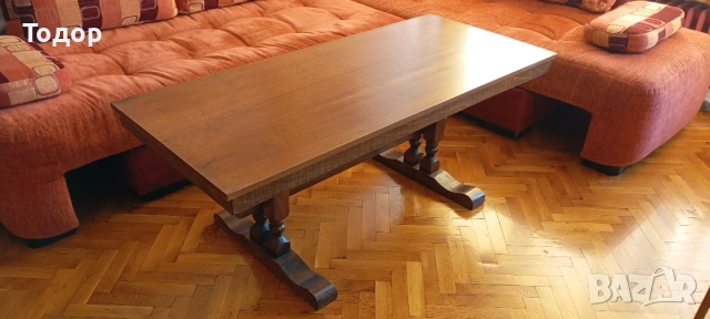 Масивна ретро холна маса, снимка 2 - Маси - 53649525