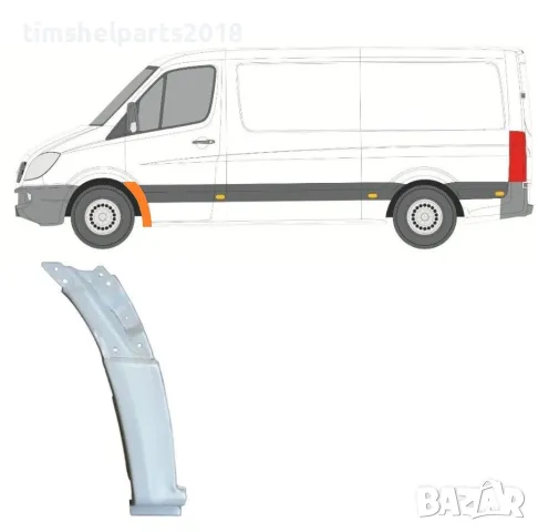 Ремонтни Панели / Ламарини / Вежди / Прагове за Mercedes Sprinter 906, VW CRAFTER след 2006 год, снимка 6 - Части - 49377932