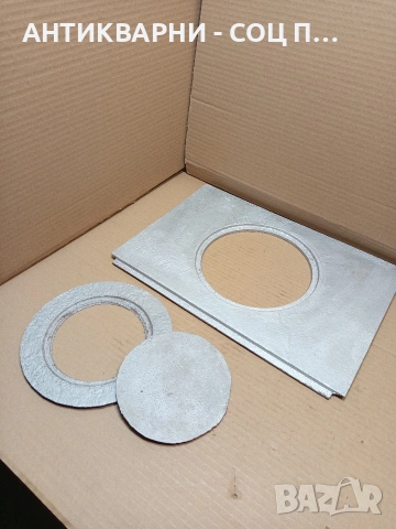 Соц Стара Чугунена Плоча За Стара Печка Барбекю Барбекюта Огнища. НОМЕР 239., снимка 3 - Антикварни и старинни предмети - 53879355