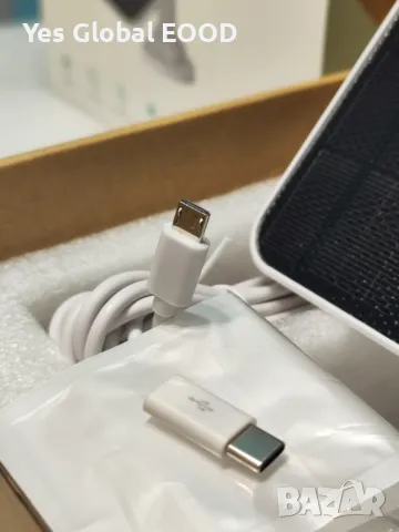 6W Слънчев Панел за Камери – Водоустойчив / Type-C / Micro USB, снимка 5 - Други - 50102949