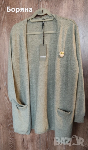 Zavanna нова с етикет дълга жилетка с брошка, снимка 8 - Жилетки - 53724927