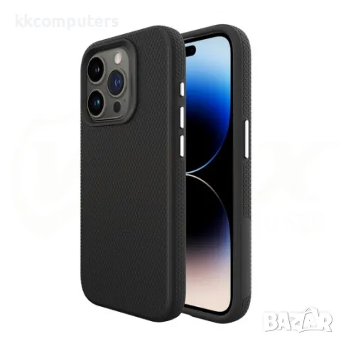 iPhone 16 Pro (6.3) Силиконов твърд кейс Vmax Triangle и Протектор