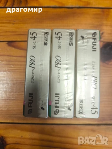 FUJI SUPER VHS PRO 45 S VHS C, снимка 4 - Камери - 50520188