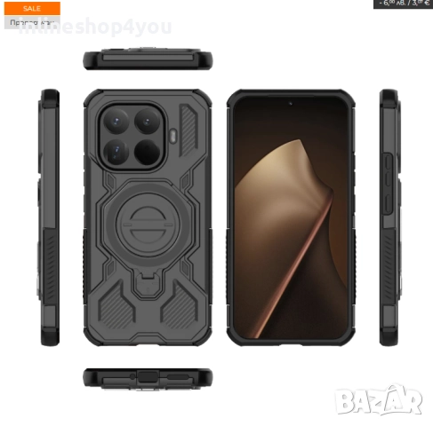 Удароустойчив Кейс RingCase за Xiaomi 15T / Pro с MagSafe, снимка 10 - Калъфи, кейсове - 52554157