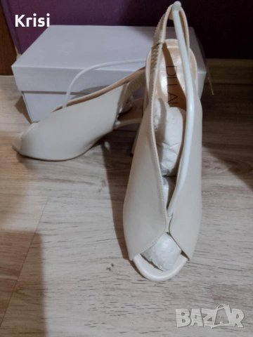 Дамски обувки естествен велур и естествена кожа, снимка 5 - Дамски обувки на ток - 54000691