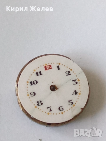 Механизъм с циферблат от стар ръчен часовник 51407, снимка 2 - Мъжки - 52252788