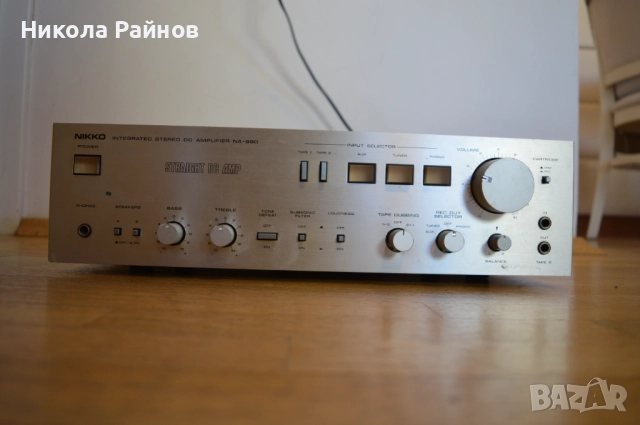 Hi Fi стерео усилвател NIKKO NA-990 Made in Japan, снимка 3 - Ресийвъри, усилватели, смесителни пултове - 52792985