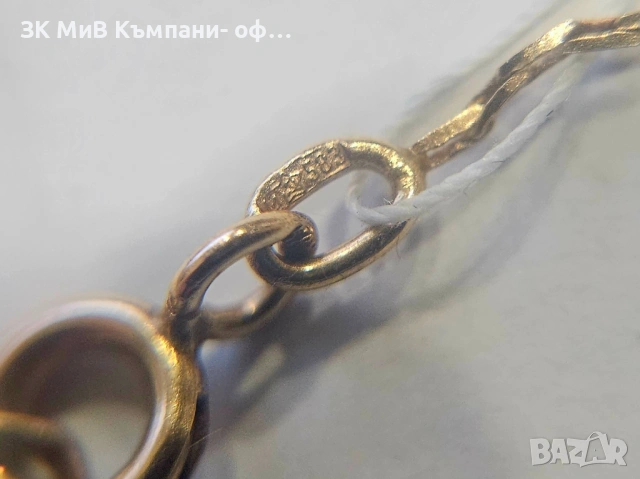 Златен Синджир, Руско злато ⭐️583 2.52гр 01444-26/2, снимка 3 - Колиета, медальони, синджири - 53910886
