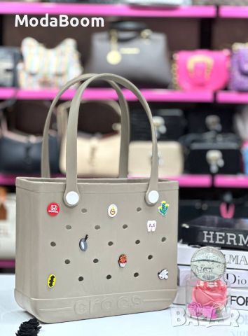 🍬CROCS Beach bag 🍬| Дамски Чанти| Различни Цветове 35х30см, снимка 7 - Чанти - 46623525