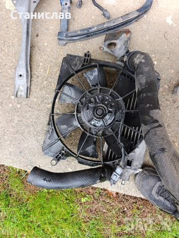 Воден радиатор с перка и радиатор с перка за климатик хонда сивик 7 2005г 1.7 дизел, снимка 4 - Части - 52368468