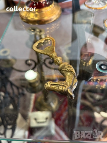 Масивна бронзова отварячка кон. №7912, снимка 3 - Колекции - 53679515