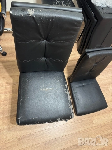 Продавам 6 бр. трапезни столове - метална конструкция, снимка 2 - Столове - 53773479