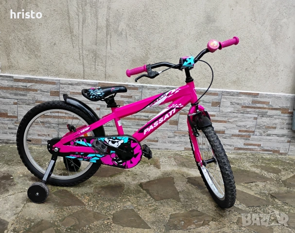 Алуминиев велосипед PASSATI 20 цола, снимка 2 - Детски велосипеди, триколки и коли - 53925190
