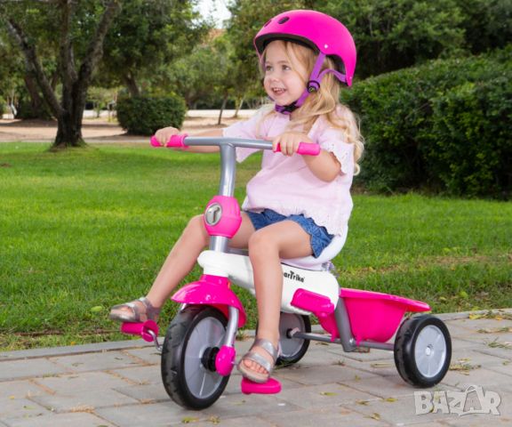 Детска триколка 4 в 1 smarTrike Breeze Plus, розова, снимка 13 - Детски велосипеди, триколки и коли - 46056277