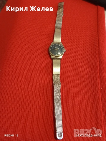 Дамски часовник OMEGA QUARTZ JAPAN MOVT много красив стилен дизайн 51818, снимка 9 - Дамски - 53481486