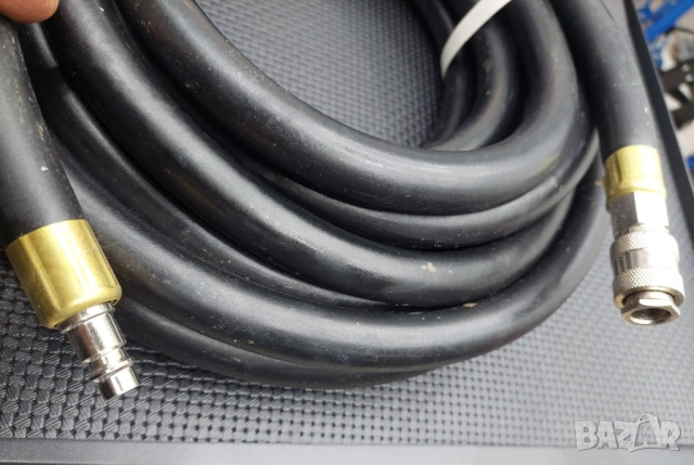 Маркуч за въздух прав гумен 12x22 - 10 и 15 метра, снимка 2 - Други инструменти - 52090179