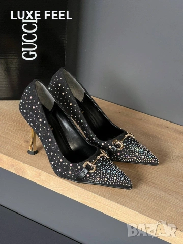 GUCCI 💎 Дамски Обувки , снимка 11 - Дамски обувки на ток - 53359711