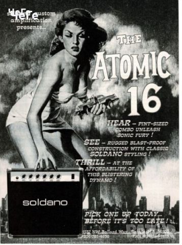 SOLDANO Atomic 16, снимка 2 - Китари - 46416221