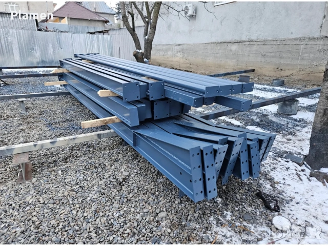 Метално хале - ригел - метална конструкция 12х20м , снимка 7 - Индустриална техника - 54070636