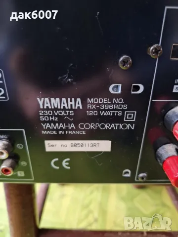 Стерео ресивър Yamaha RX-396RDS, снимка 7 - Ресийвъри, усилватели, смесителни пултове - 48188885