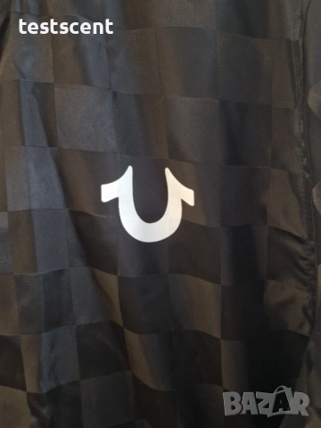 $280 Оригинално мъжко дизайнерско яке True Religion Jacket Buddha Satin Bomber Nylon Размер L, снимка 12 - Якета - 54020259