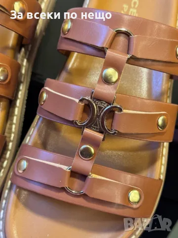 Celine Дамски Чехли Селин - Налични Различни Цветове Код E274, снимка 3 - Чехли - 50415319