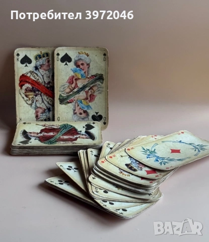 ⚜️ Колекционерско тесте карти ROKOKO COEUR – ГДР (ок. 1965–1978 г.) ⚜️, снимка 3 - Колекции - 53636644