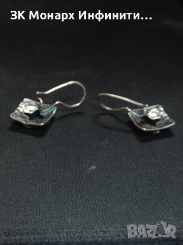 Сребърни обеци , снимка 3 - Обеци - 53567319