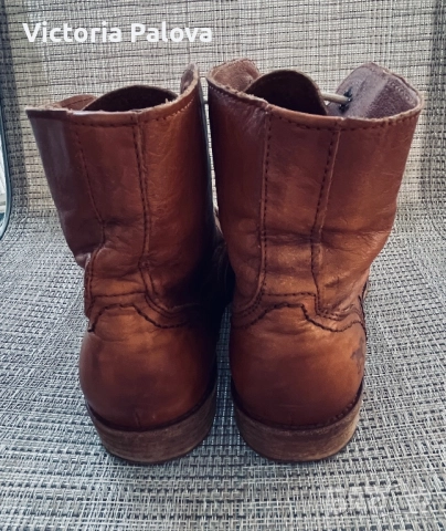 Боти MUSTANG естествена кожа, снимка 3 - Дамски боти - 51463504