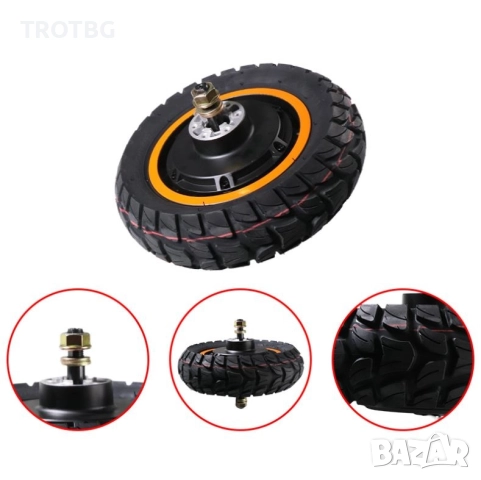 Електромотор за KuKirin G2 Max в комплект с 10-инча гума, 1000W 48V двигател за тротинетка, снимка 3 - Друга електроника - 52673797