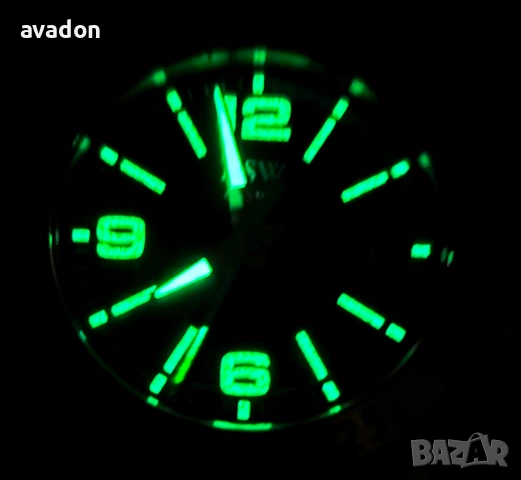  RSW automatic 26 jewels Swiss Made sapphire wr 30m, снимка 12 - Мъжки - 54111644