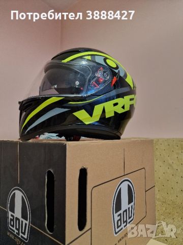 Каска за пистов мотор AGV K3 Valentino Rossi, снимка 8 - Спортна екипировка - 45161695