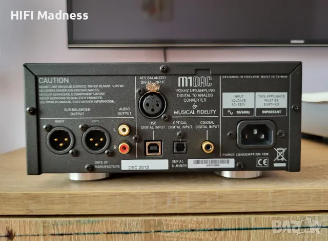 Musical Fidelity M1 DAC v2, снимка 11 - Ресийвъри, усилватели, смесителни пултове - 46994279