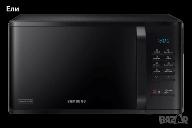 Микровълнова Samsung MS23K3513AK, снимка 3 - Микровълнови - 53050451