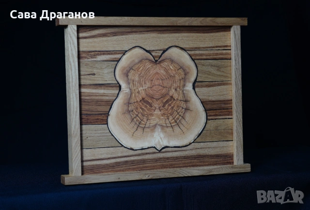 Стенна пластика от масивна дървесина "Вътрешна красота", снимка 5 - Пана - 54000272