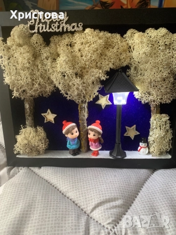 Коледна 3Д картина