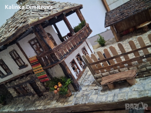 Макет на къща-изцяло ръчна изработка., снимка 9 - Декорация за дома - 51706224