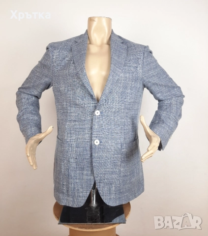 Boggi Milano - Оригинално мъжко сако от вълна и коприна р-р 54 / XL, снимка 3 - Сака - 52759999