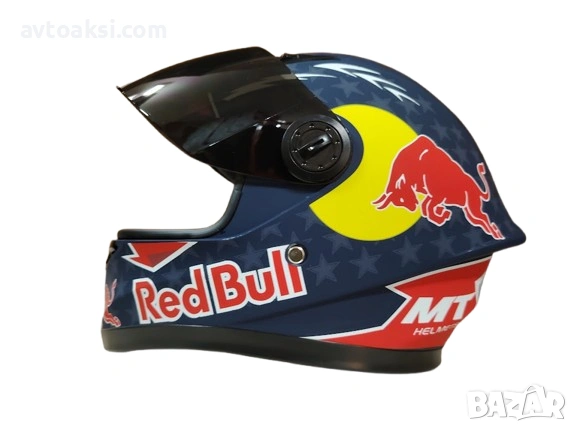 Детска каска Red Bull Мотор/Мотопед/Вело/Скутер/Атв -1019- 6, снимка 6 - Аксесоари и консумативи - 53672889