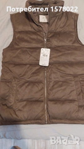 Мъжки ватирани елеци М и Л размер-25лв.брой