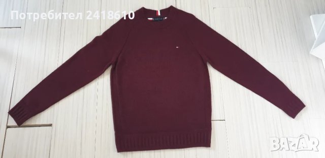 Tommy Hilfiger Wool Mens Size S / M НОВО! ОРИГИНАЛ! Мъжки Вълнен Пуловер!, снимка 13 - Пуловери - 49130232