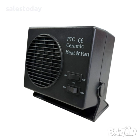 Печка за кола с вентилатор, 12V, 150/300W с два режима, снимка 3 - Аксесоари и консумативи - 52534437